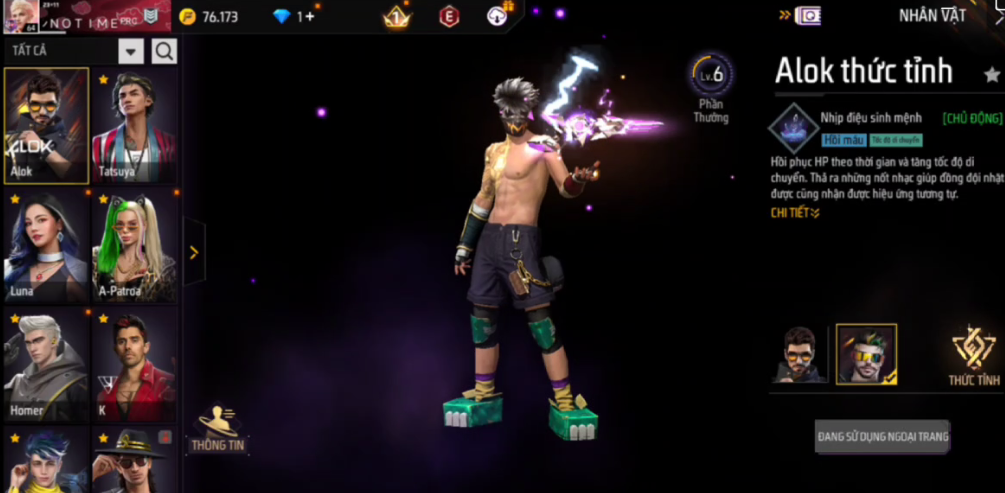 MOD SKIN FILE ALOCK THỨC TỈNH TÙY CHỌN