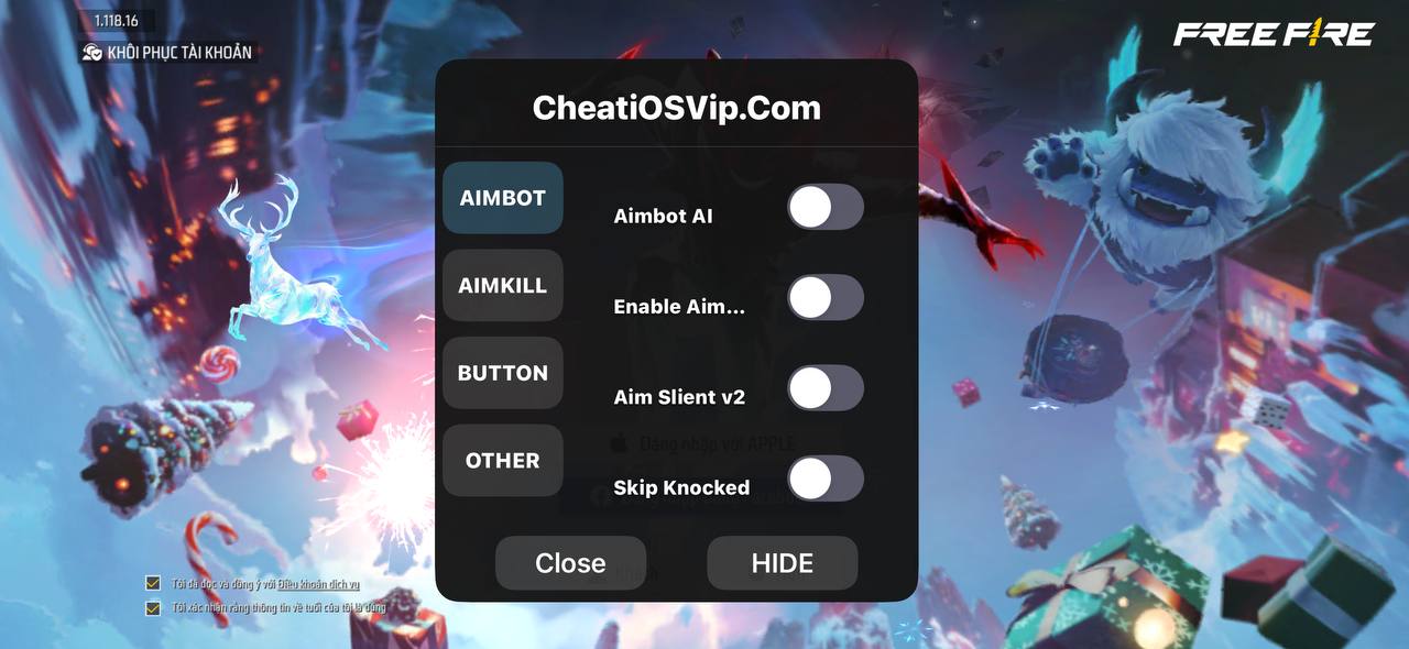 Hack Free Fire AimBot ESP ( SAFE )