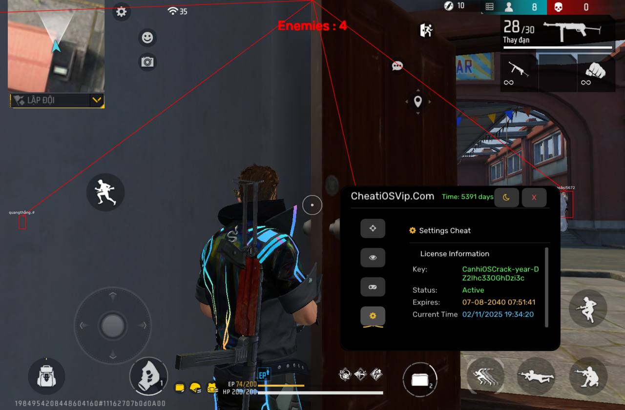 Hack Free Fire AimBot ESP ANTI PHÒNG - RANK ĐƠN